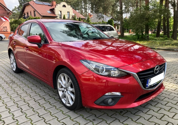 Mazda 3 cena 48800 przebieg: 194000, rok produkcji 2014 z Leszno małe 407